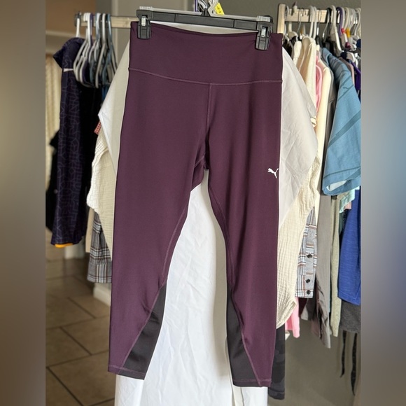 PUMA Train All Day Women's 7/8 Training‎ Leggings Midnight Plum Size Medi… - Picture 6 of 10